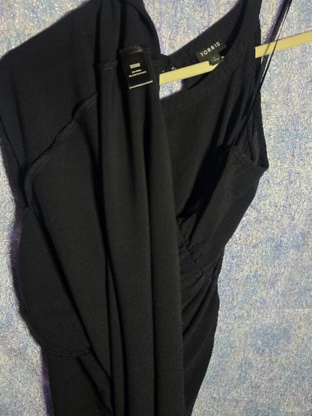 Torrid Black High Neck Keyhole Back Sleeveless Midi Dress Size 1 - Picture 3 of 3